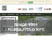Tablet Screenshot of femsajtolo.hu